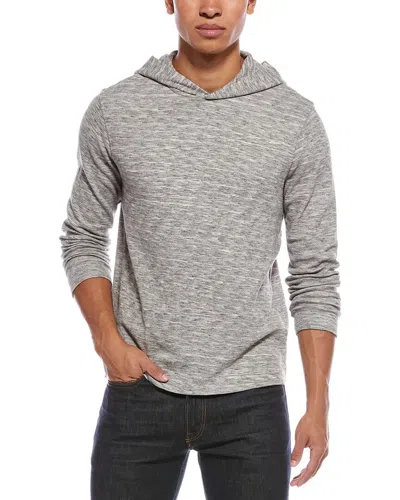 Vince Space Dye Hoodie In Gray