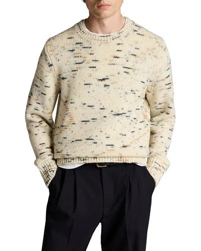Vince Space Dye Wool Crewneck Sweater In Multi