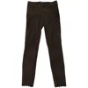 Vince Split-hem Cropped Pants In Brown Suede In Brown