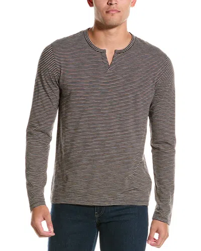 VINCE VINCE SPLIT NECK T-SHIRT