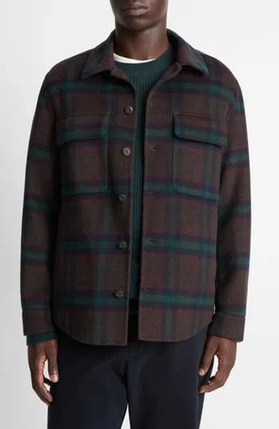 VINCE VINCE SPLITTABLE WOOL BLEND SHIRT JACKET