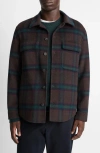 Vince Splittable Wool Blend Shirt Jacket In Multi