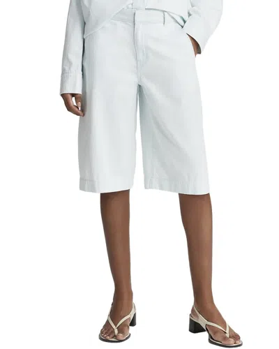 Vince Spring Twill Long Short In Blue