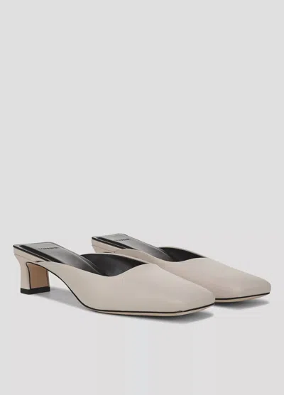 Vince Square Toe Mule In Flax In Sand
