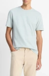 Vince Birdseye Jacquard Short Sleeve Tee In Blue