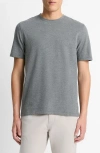 Vince S/s Crew In Med H Grey/natural