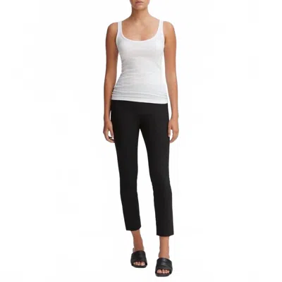 Vince Stitch Front Seam Ponte Legging In Black