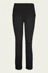 Vince Stitch Front Seam Ponte Legging In Black