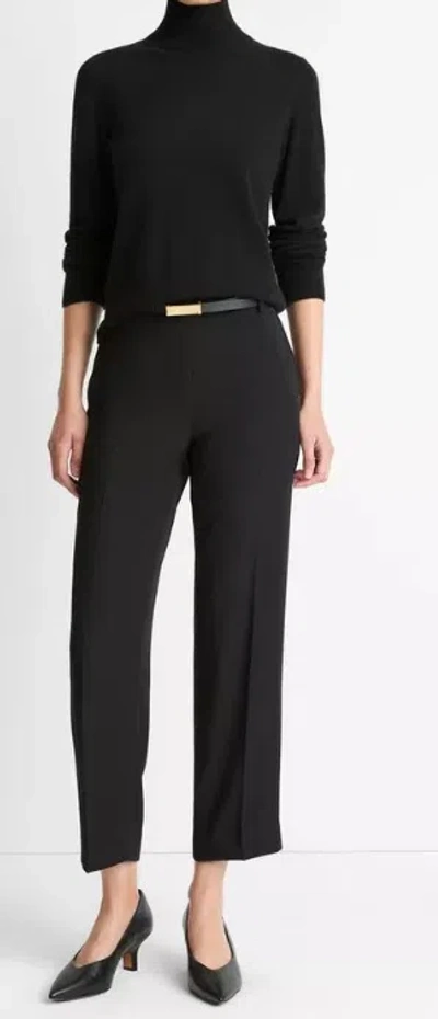 Vince Straight-leg Casual Pants In Black