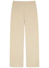Vince Straight-leg Crepe Trousers In Neutral