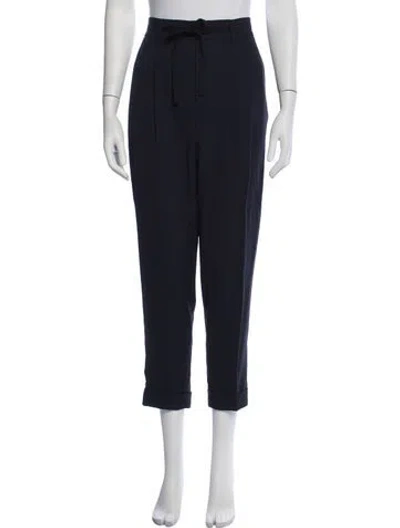 Pre-owned Vince Straight Leg Pants In Blue