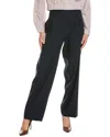Shop Vince Straight Leg Pull-on Linen-blend Pant