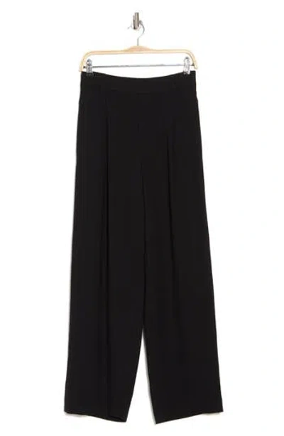 Vince Straight Leg Pull-on Pants In Black