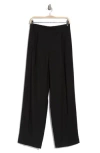 Vince Straight Leg Pull-on Pants In Black