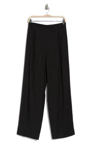 Vince Straight Leg Pull-on Pants In Black