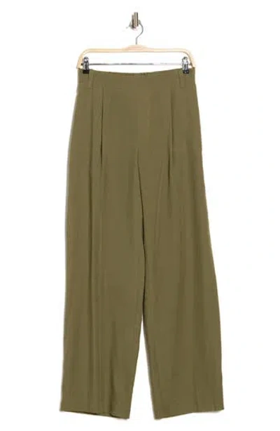Vince Straight Leg Pull-on Pants In Dark Artichoke