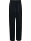 Vince Straight-leg Satin Trousers In 蓝色