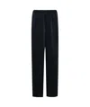 Vince Straight-leg Satin Trousers In Black