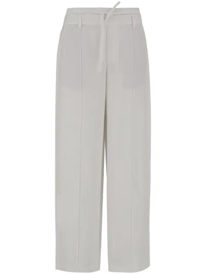 Vince Straight-leg Trousers In White