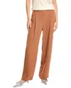 Vince Straight Leg Pull-on Pants In Brown