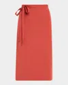 Vince Straight Wrap Skirt