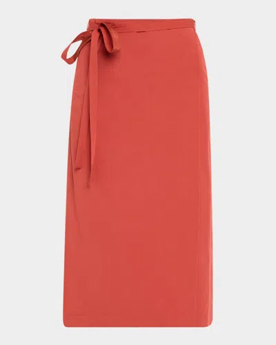 VINCE STRAIGHT WRAP SKIRT