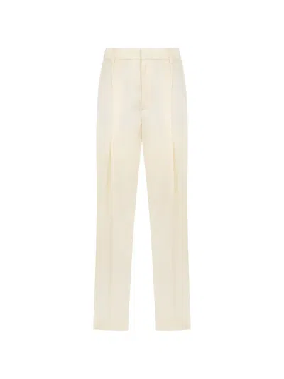Vince Straight-leg Trousers In Neutral