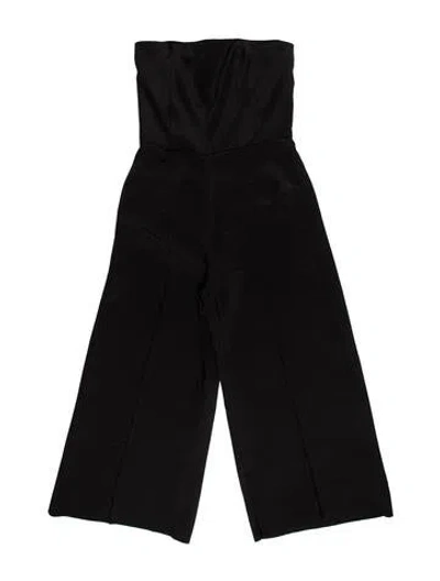 Pre-owned Vince Strapless Jumpsuit In Black