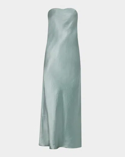 VINCE STRAPLESS MAXI DRESS