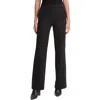 Vince Cotton Stretch Mid-rise Bootcut Pants In Black