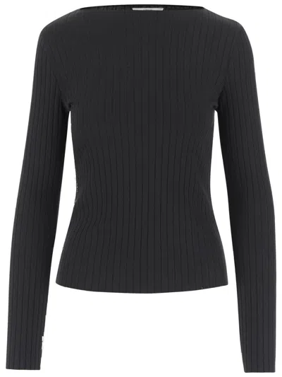 VINCE STRETCH COTTON BLEND SWEATER
