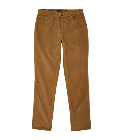 Vince Stretch-cotton Corduroy Dylan Slim Trousers In Brown