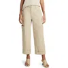 Vince Cropped Cargohose Aus Twill Aus Einer Baumwollmischung In Sepia