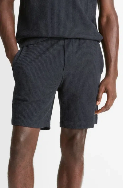 VINCE VINCE STRETCH COTTON SEERSUCKER SHORTS