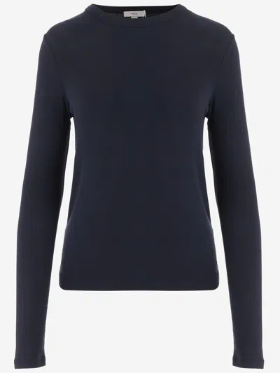 Vince Stretch Modal Sweater In Black