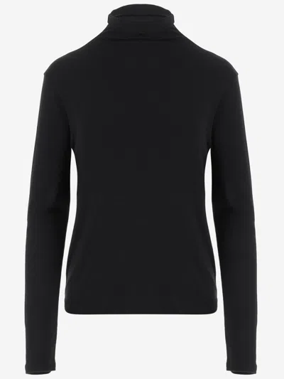Vince Stretch Modal Turtleneck Sweater In Blue