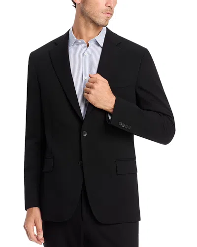Vince Stretch Wool Unstructured Slim Fit Suit Jacket In Black