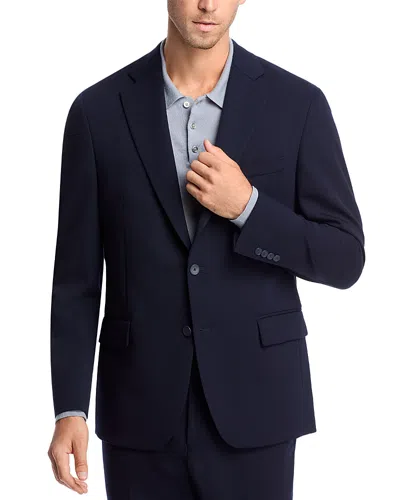 Vince Stretch Wool Unstructured Slim Fit Suit Jacket In Navy