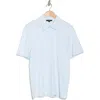 Vince Stripe Cotton Slub Polo