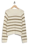 Vince Stripe Drop Shoulder Sweater