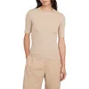 Vince Essential Elbow Sleeve T-shirt In Pink