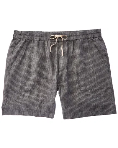 VINCE VINCE STRIPE HEMP SHORT