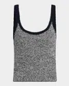 Vince Textured Microstripe Sweater