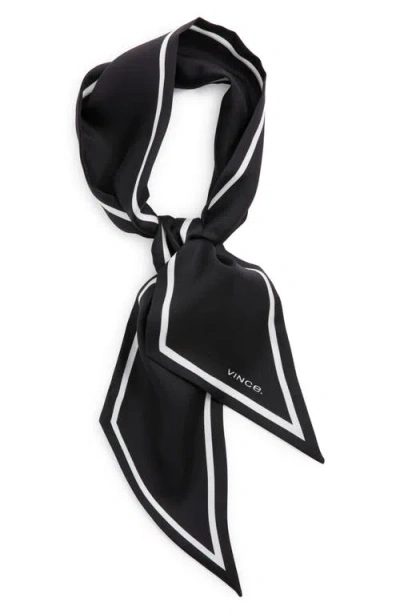 Vince Stripe Silk Scarf