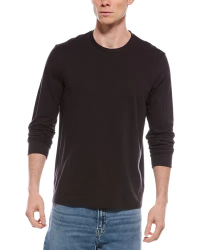 Vince Stripe T-shirt In Burgundy