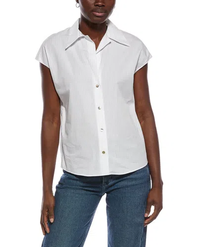 Vince Striped Blouse In White