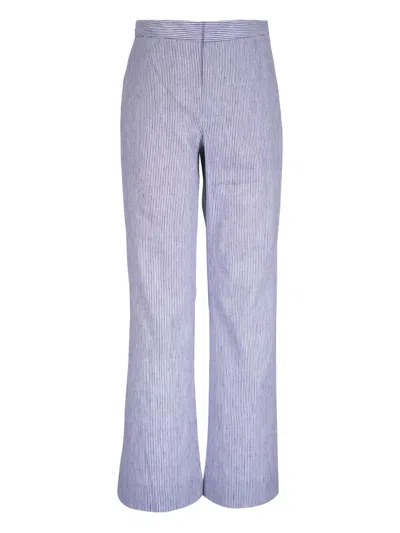Vince Striped Flared Trousers
