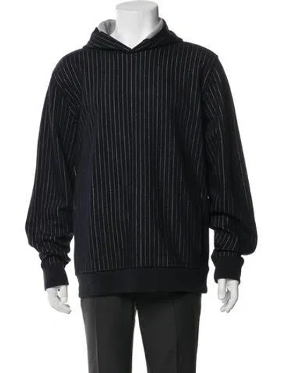 Pre-owned Vince Striped Jacket In Blue