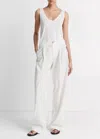 Vince Relaxed V-neck Tank In Multi
