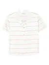 Vince Striped Silk Blouse